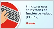 Principales usos teclas funcion teclado f1 f12 infografia